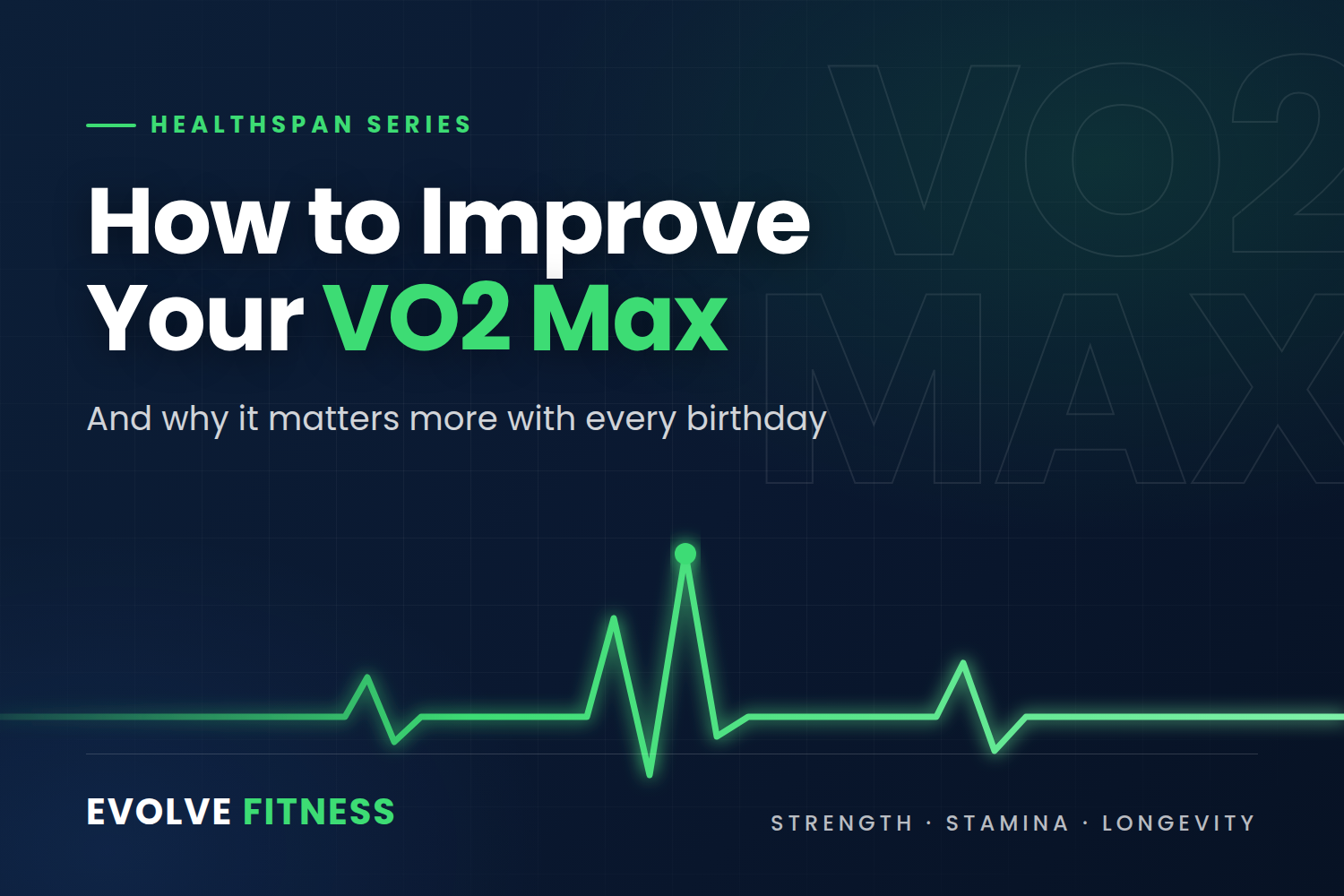 How to Improve Your VO2 Max (and Why It Matters as You Age)