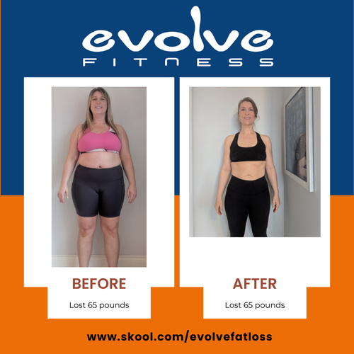 Rhea L — Evolve Fitness before and after transformation