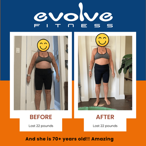 Sandra B — Evolve Fitness before and after transformation