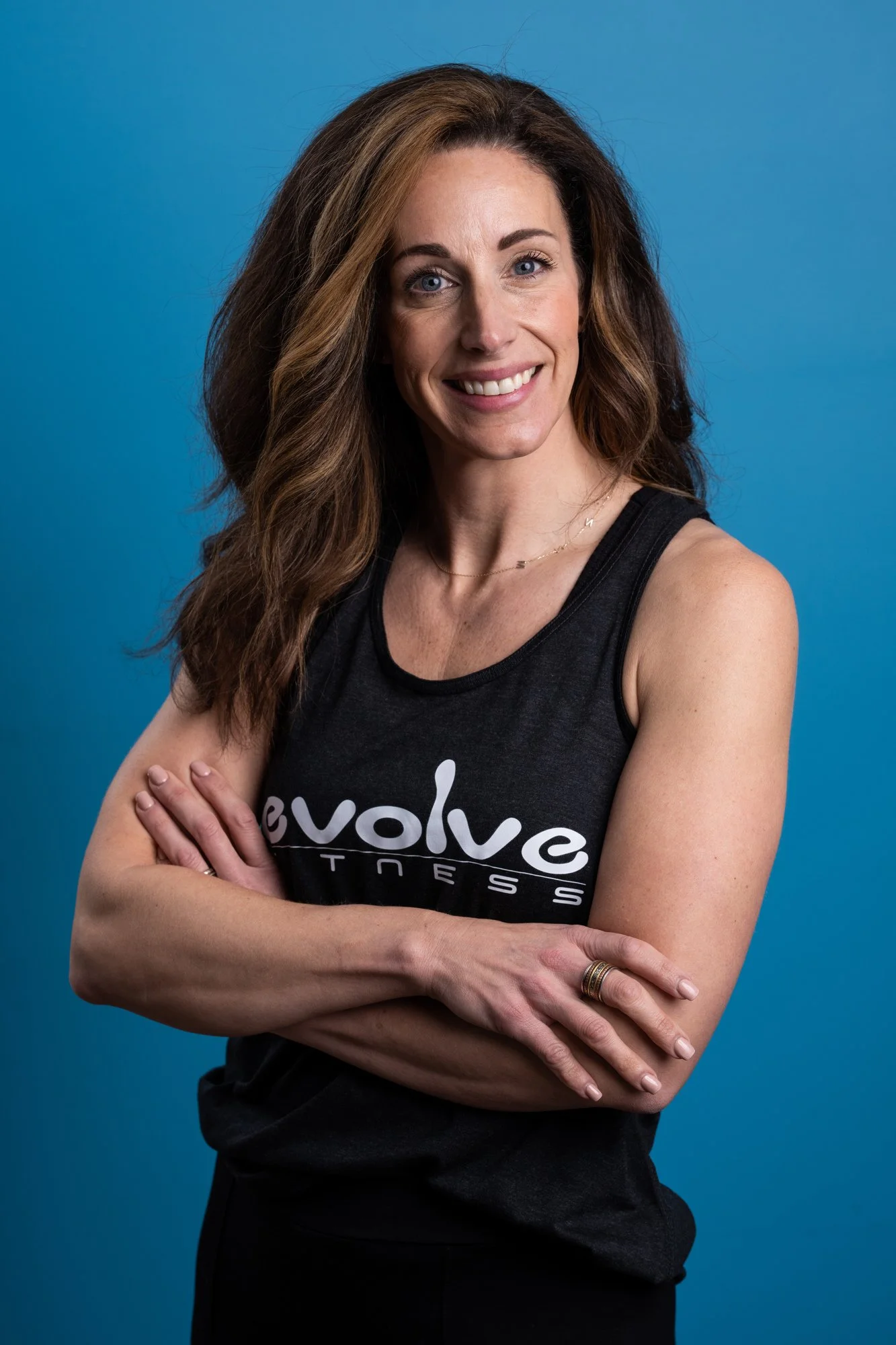 Women lifting weights together