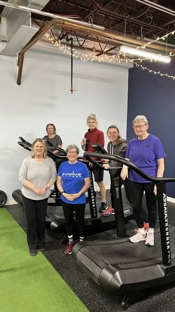 Debbie G with her Evolve Fitness Forever class friends