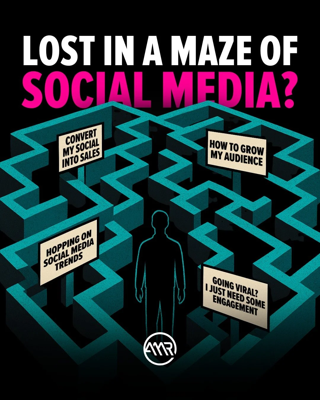 With all the updates, trends, and algorithm changes, social media can feel like a never-ending maze. 🥴

The good news is that you don&rsquo;t need magic to escape the maze &mdash; you just need a dedicated SMM and a solid strategy. 

Stop wandering 