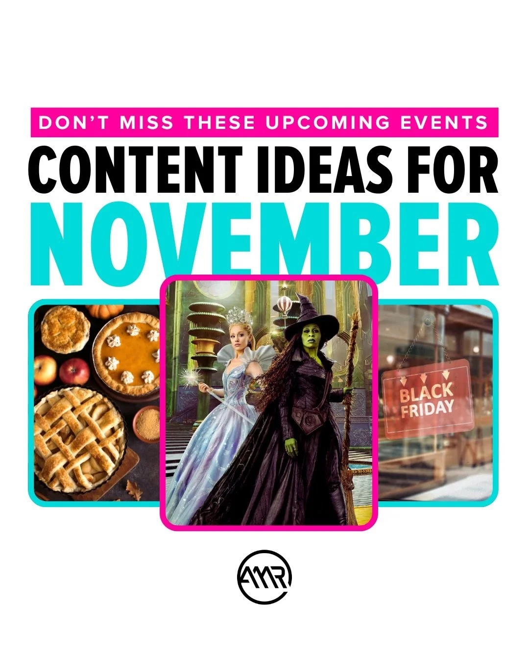 November&rsquo;s here, which means it&rsquo;s time to start planning this month's content calendar before holiday szn hits. 🍂✨

💡 Don't miss including these key dates: Veterans Day (Nov 11), Thanksgiving (Nov 27), Black Friday (Nov 28), Small Busin