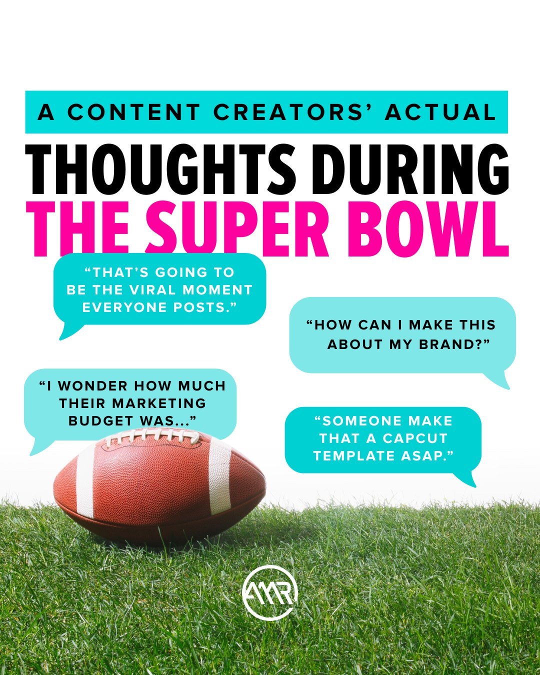 Happy Super Bowl LX Weekend! *immediately googles roman numerals*

To our fellow content creators and digital marketing nerds... what'd we miss? 😂

#AMRDigital #SuperBowl #SuperBowlMemes