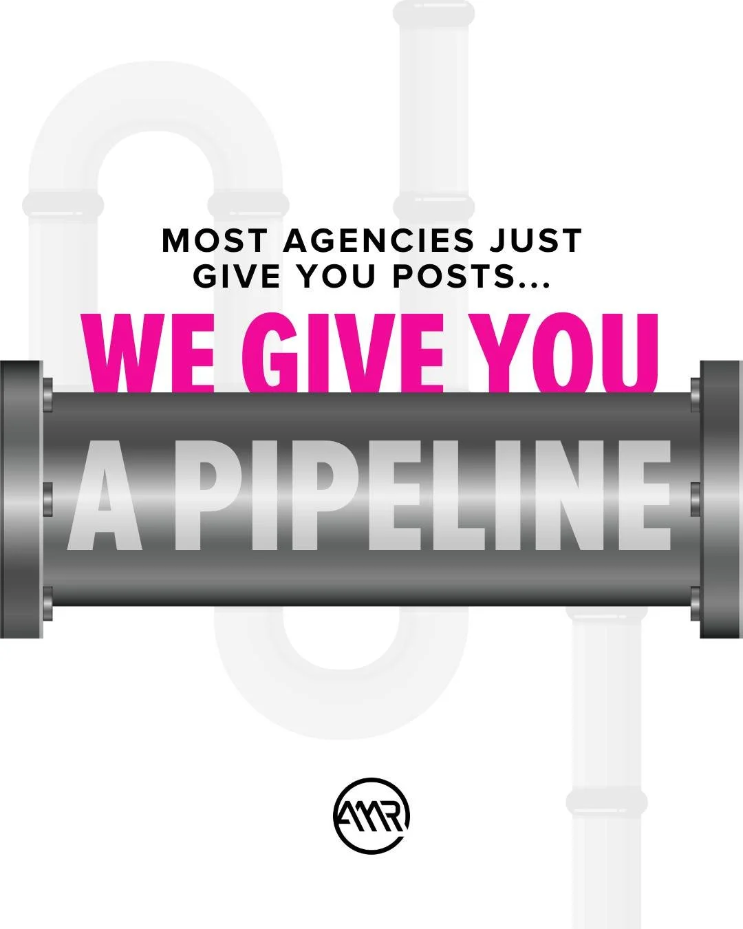 All roads lead to Rome. Or, in this case, pipelines lead to sales. 🤑

With 9 years of experience in social media marketing, we&rsquo;ve developed a tried-and-true pipeline for our clients. And it all starts with a tailored strategy. 

Let&rsquo;s bu