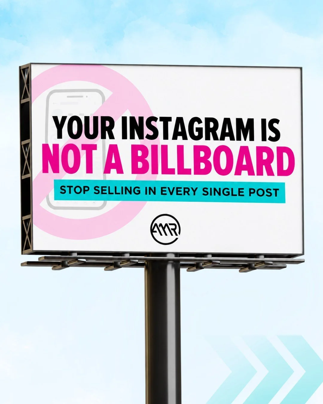 Stop treating your Instagram feed like a 24/7 billboard. 🙅&zwj;♀️

If every single post on your grid is a direct pitch, your audience is tuning you out. And the algorithm will help them do it! 

High-performing feeds don't constantly rely on selling