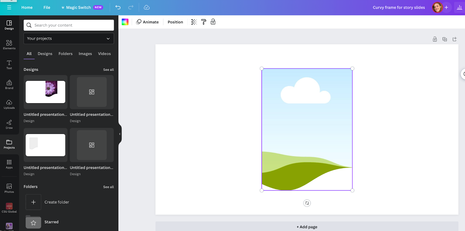 How to create your own custom frames in Canva - AMR Digital