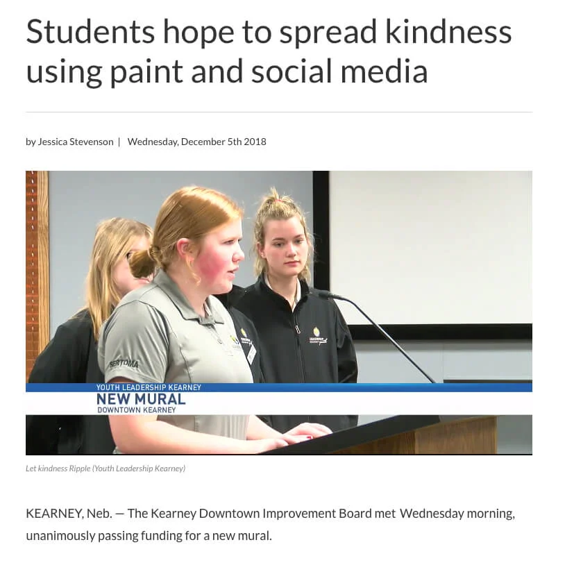 Let Kindness Ripple Mural
