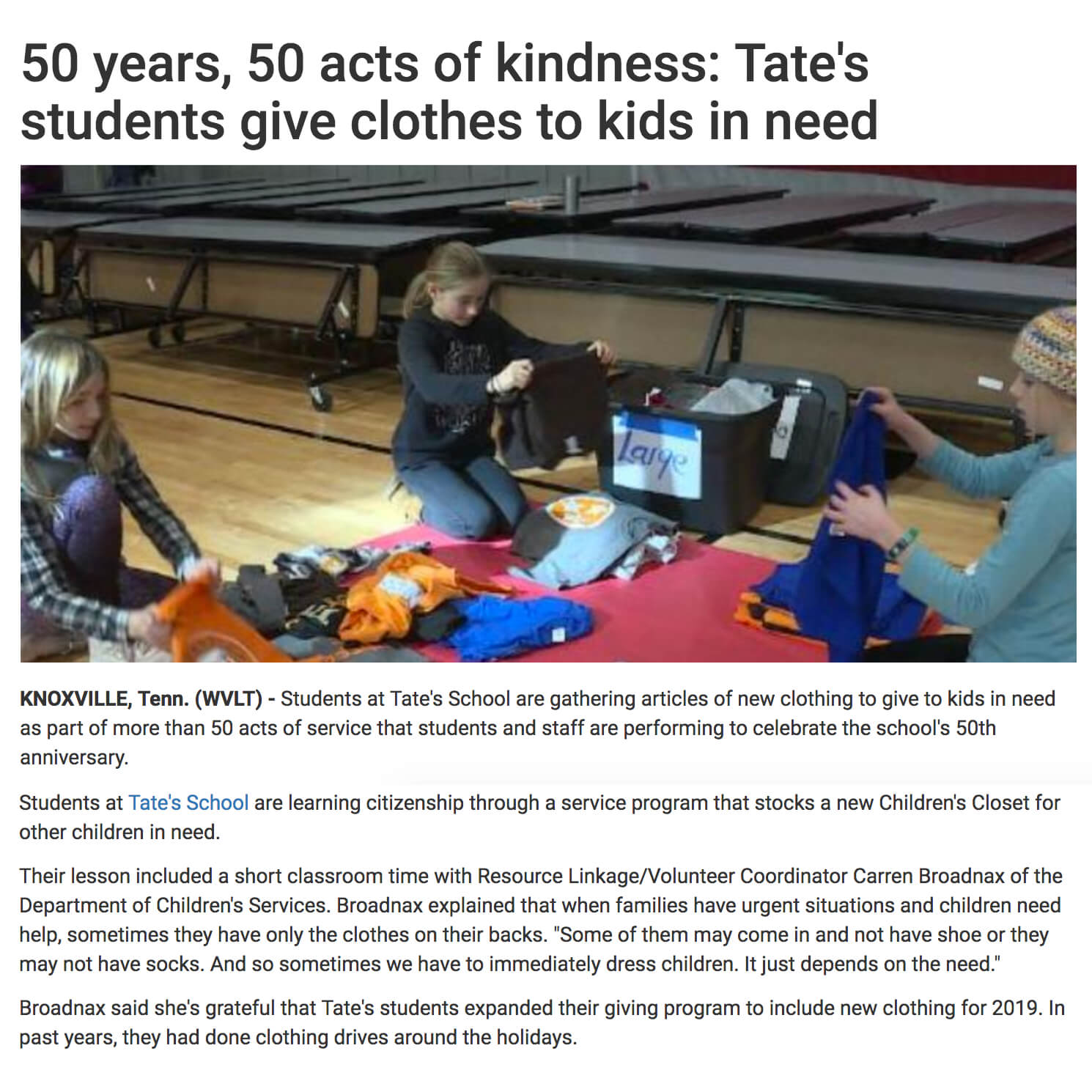 50 Acts of Kindness for 50 Years