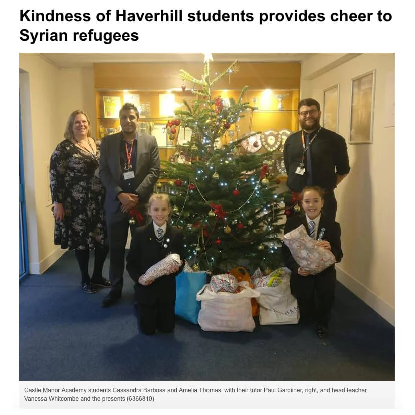 Cheer to Syrian Refugees