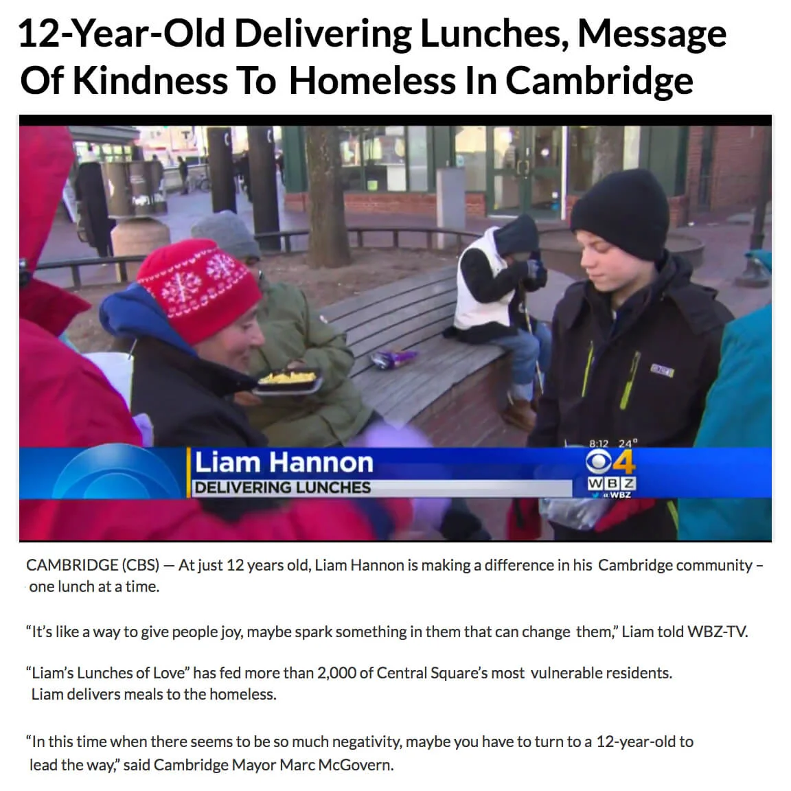 Liams Lunches of Love