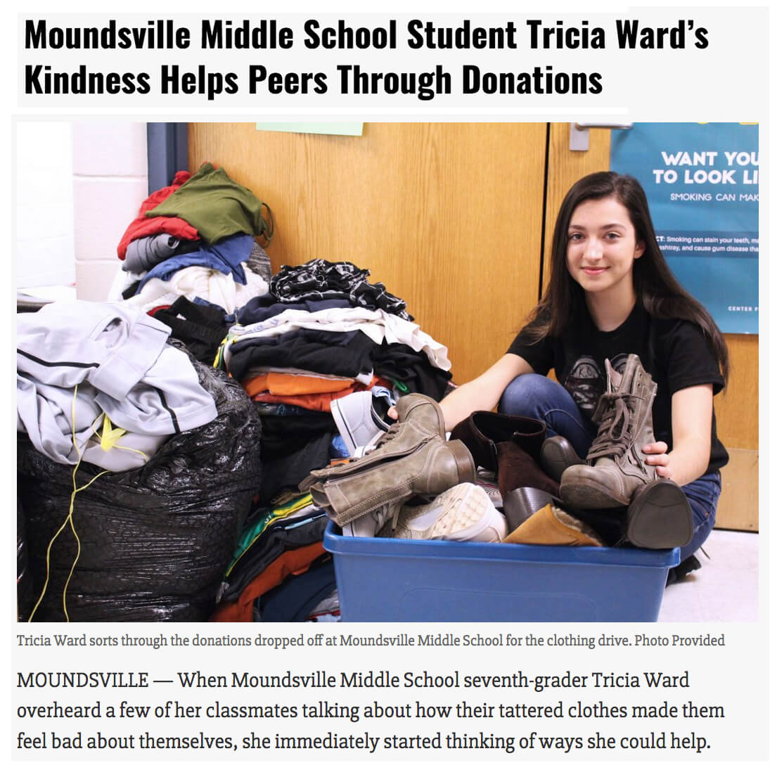 Moundsville Clothing Donations