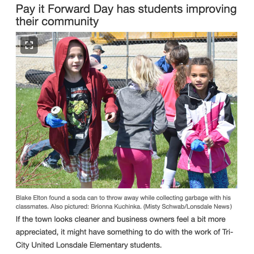 Pay It Forward Day Tri-CityUnited