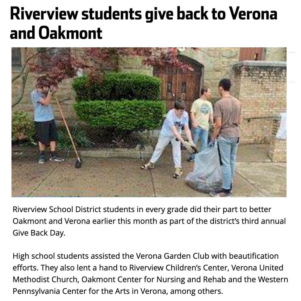 Riverview Give Back Day