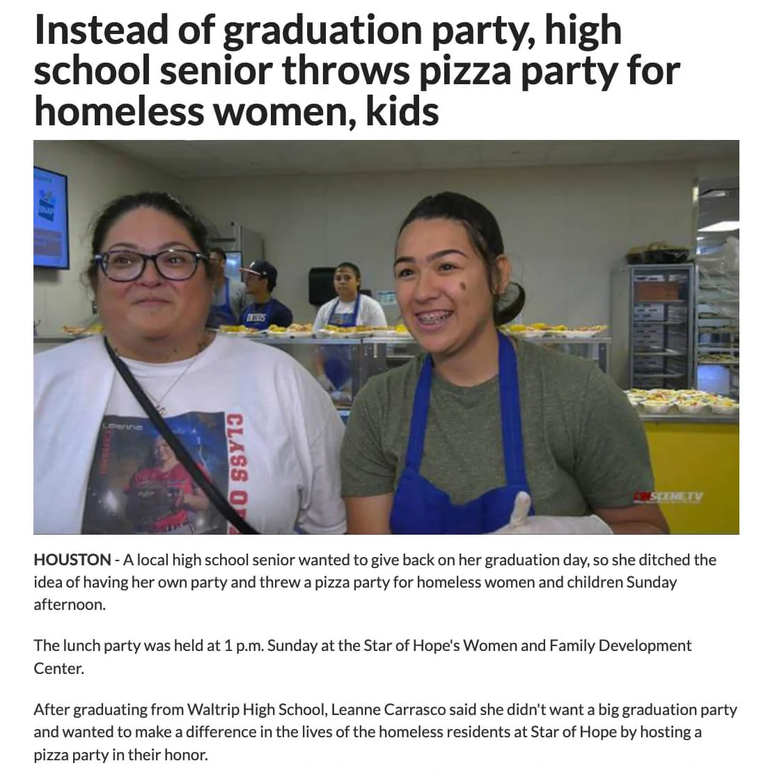 Pizza Party for Homeless