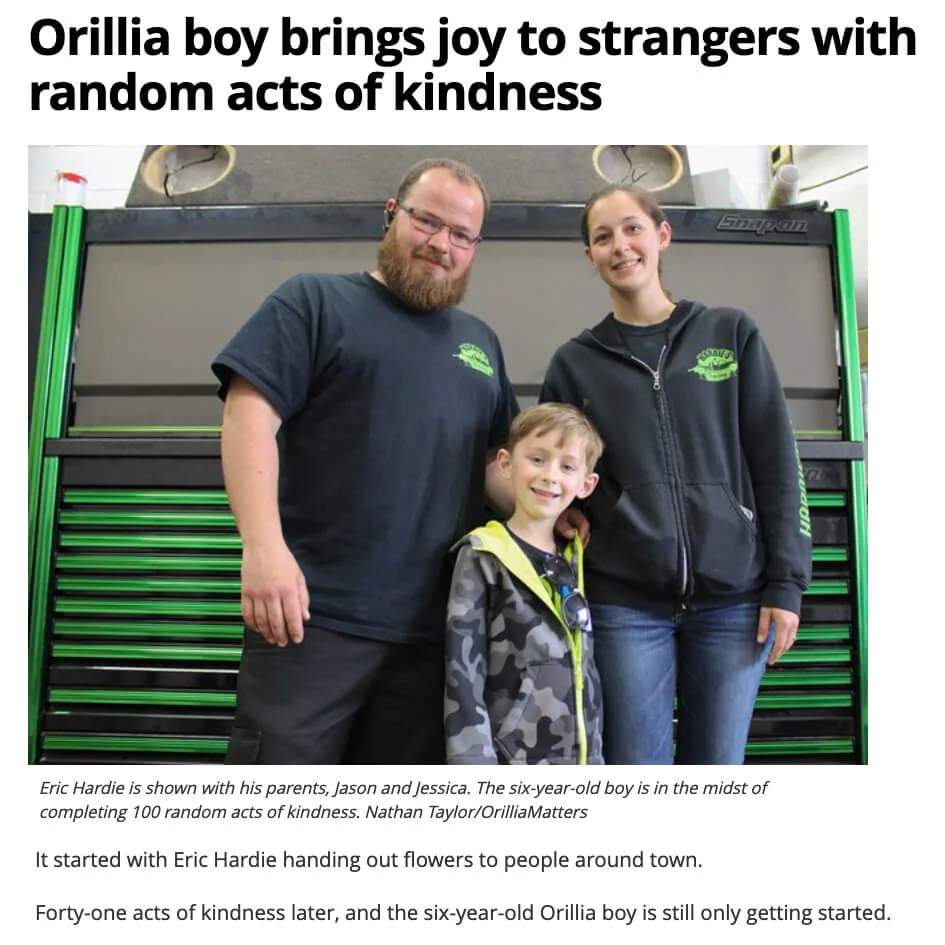 Eric's 100 Acts of Kindness