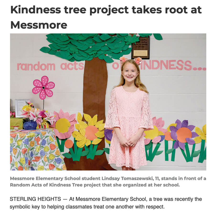 Messmore Kindness Tree