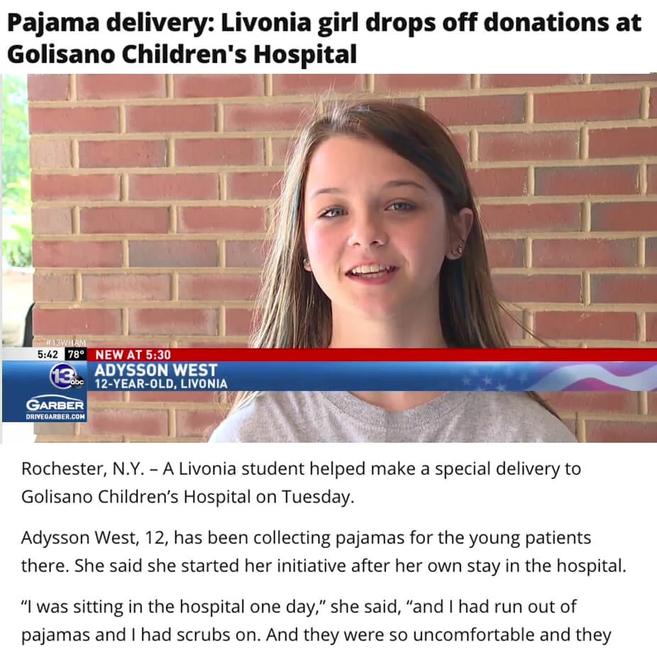Pajamas for Hospitalized Children