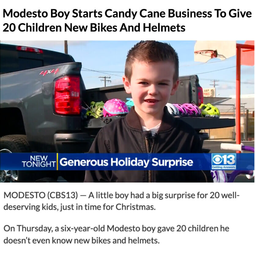 Candy Canes for Bikes