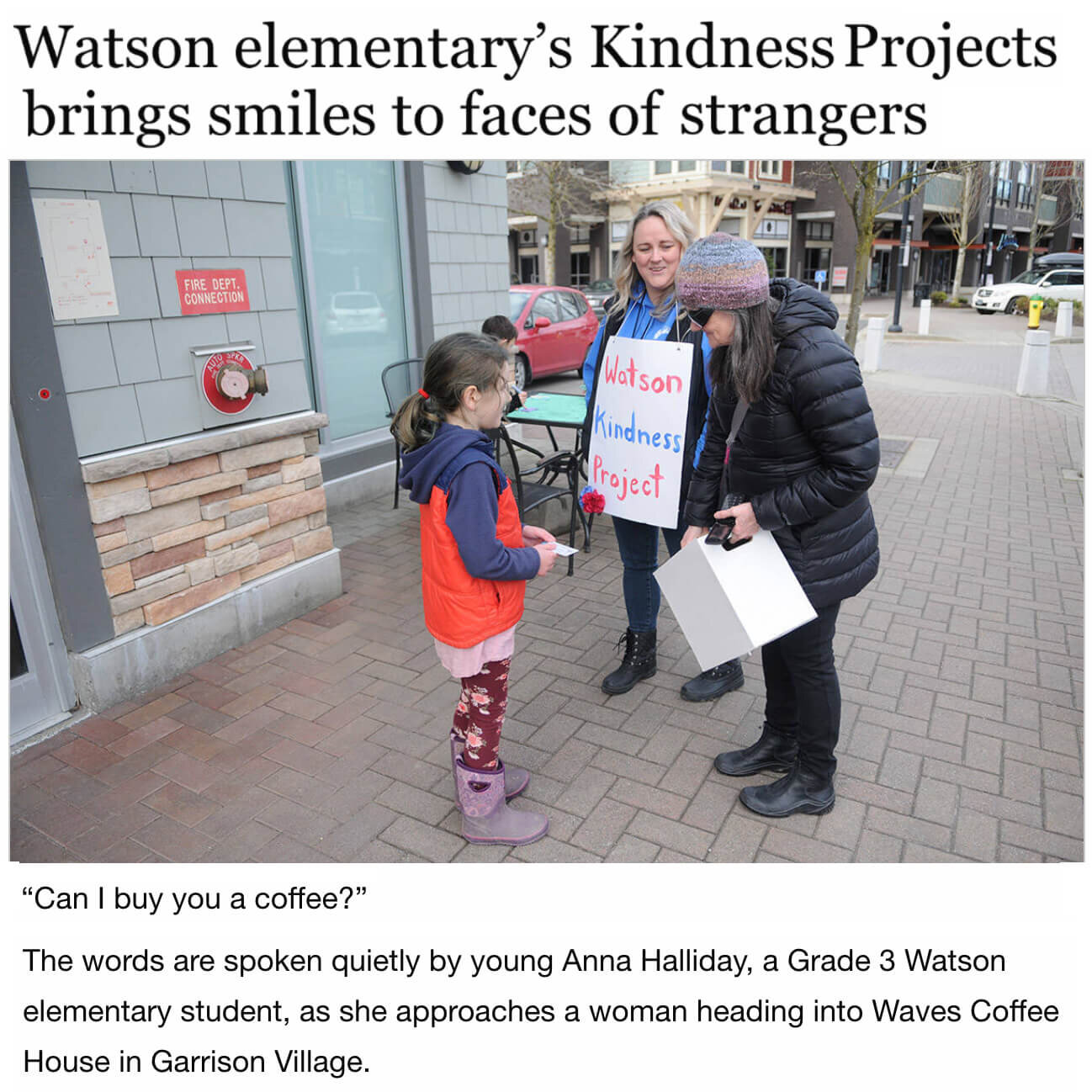 Watson Elementary Kindness Projects