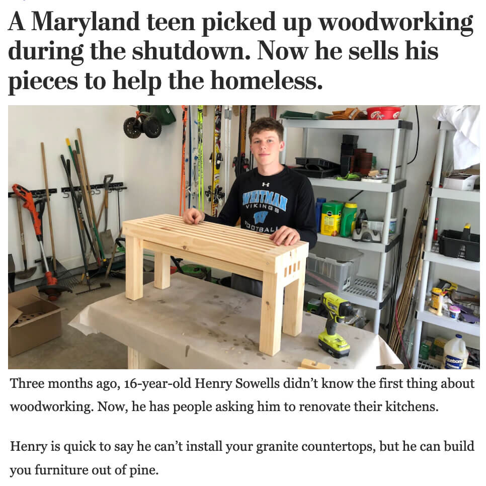 Woodworking for Homeless