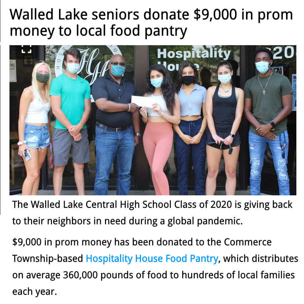 Walled Lake Senior Prom Money