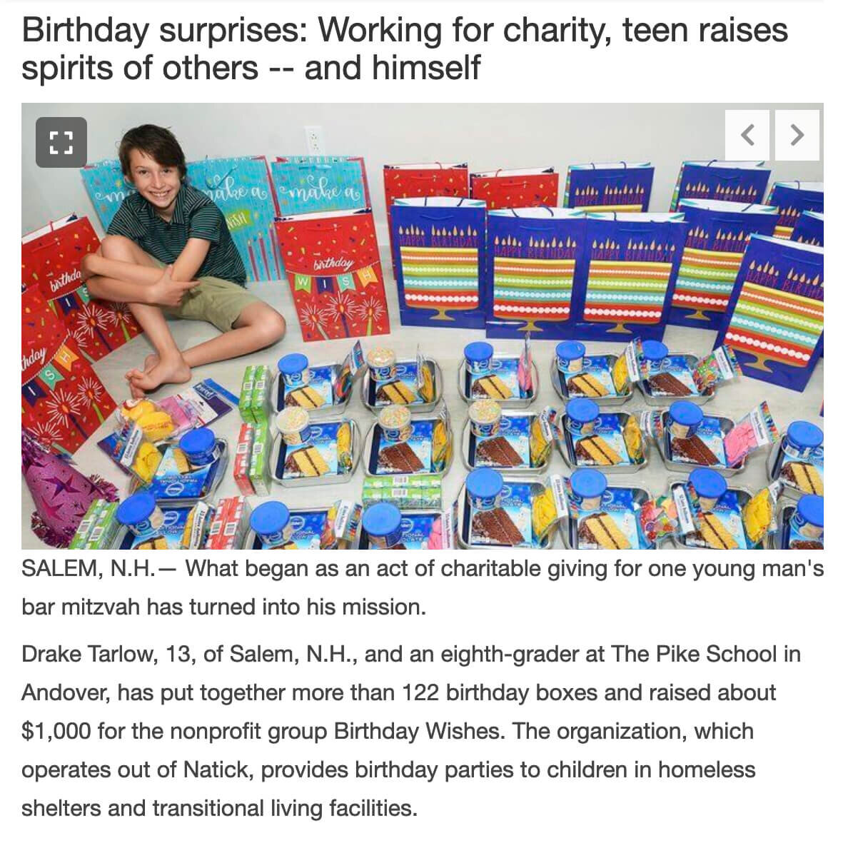 Birthday Boxes