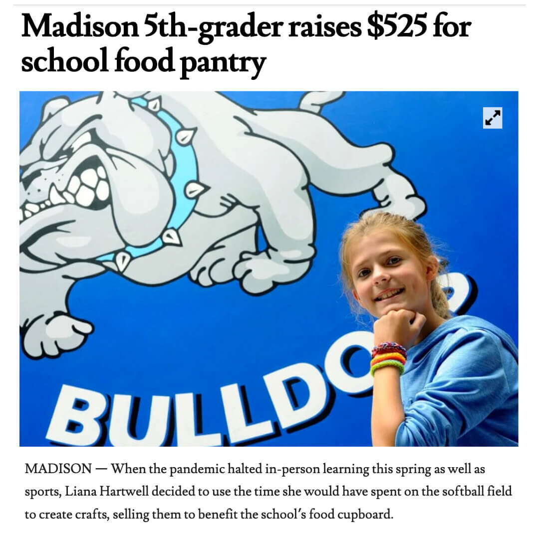 Bracelets for Madison Food Pantry
