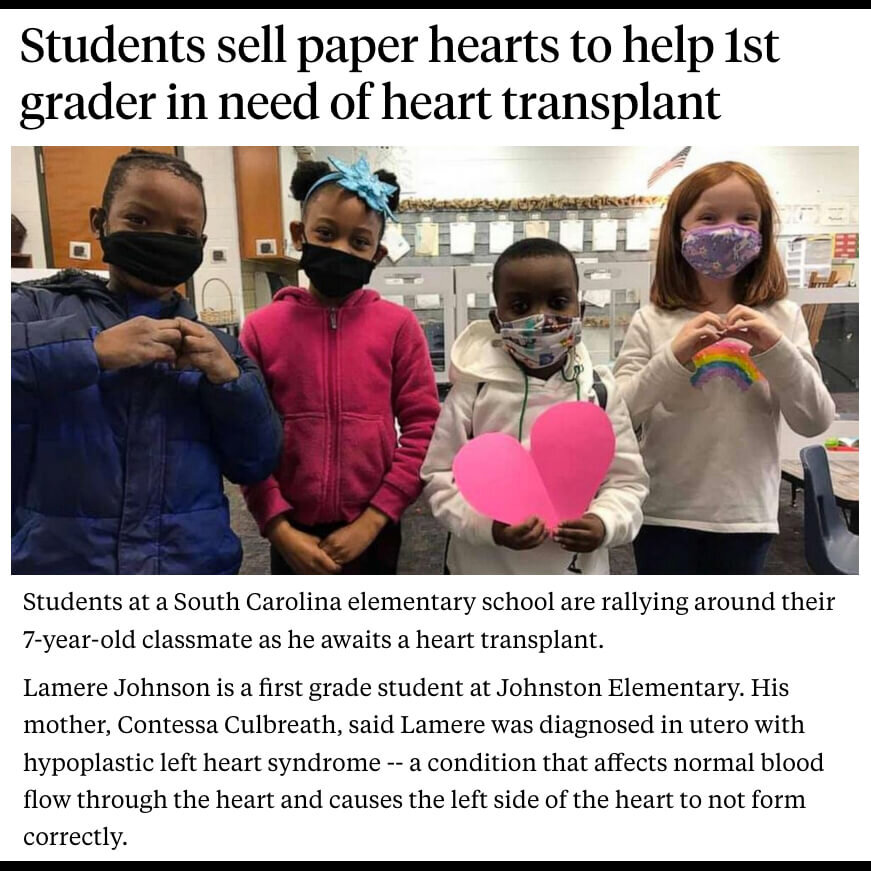 Selling Hearts for Heart Transplant