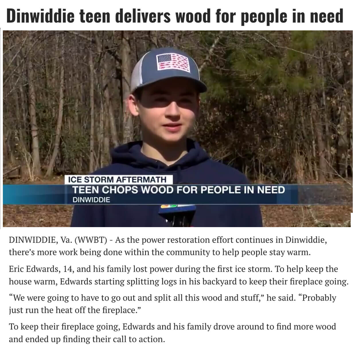 Wood for People in Need