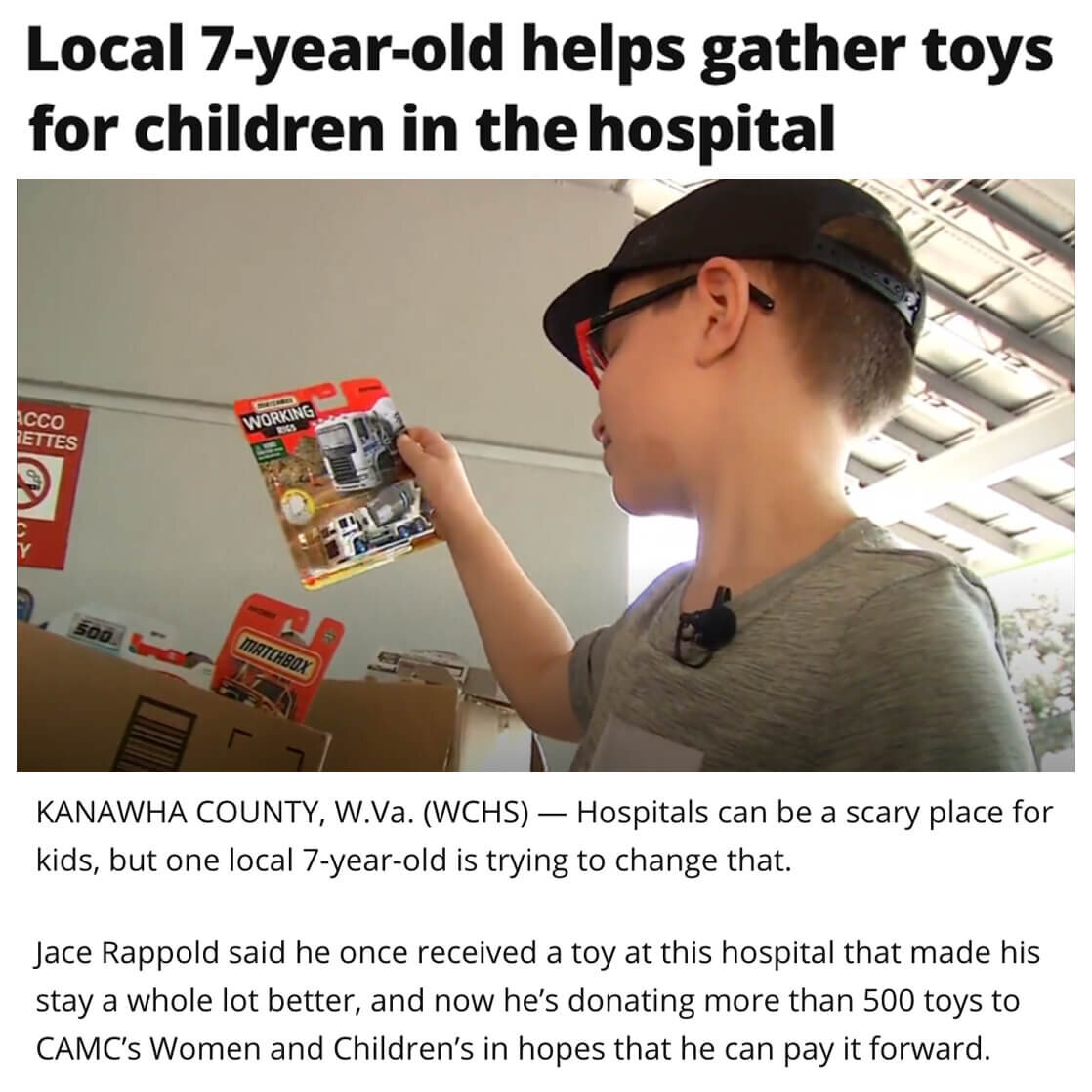 CAMC Toy Drive