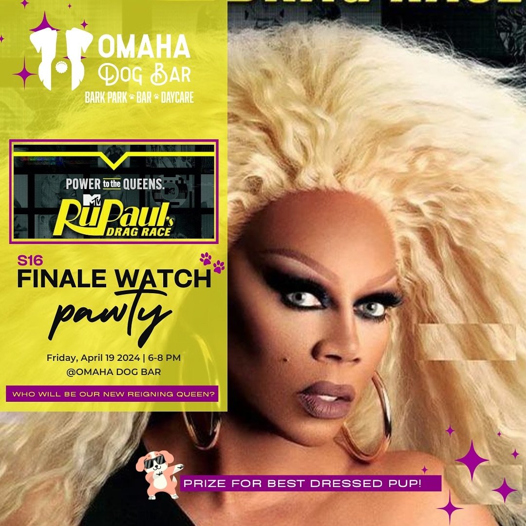 ‼️TONIGHT‼️
Who will be our new reigning queen?!
Join us tonight for the Season Finale of RuPaul&rsquo;s Drag Race! Show starts at 7 PM, so be sure to arrive early to snag your seats, and grab a drink and a pizza. 

Bring your pup dressed to impress,