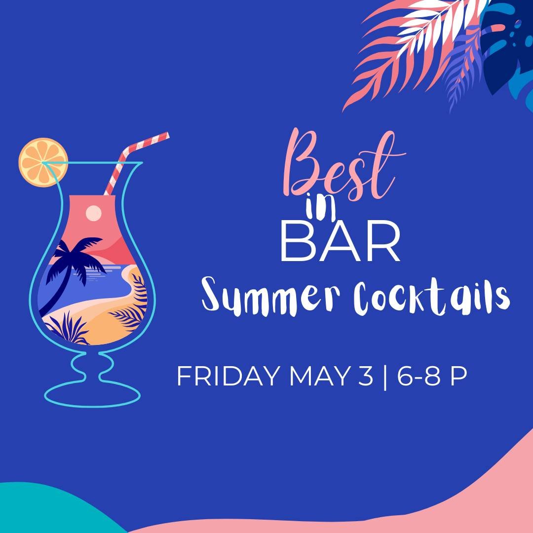 Prepare your taste buds for a burst of seasonal flavor as our talented barktenders go head-to-head in a battle to create the ultimate spring and summer cocktails. With each sip, you'll experience a symphony of fresh ingredients, vibrant colors, and i
