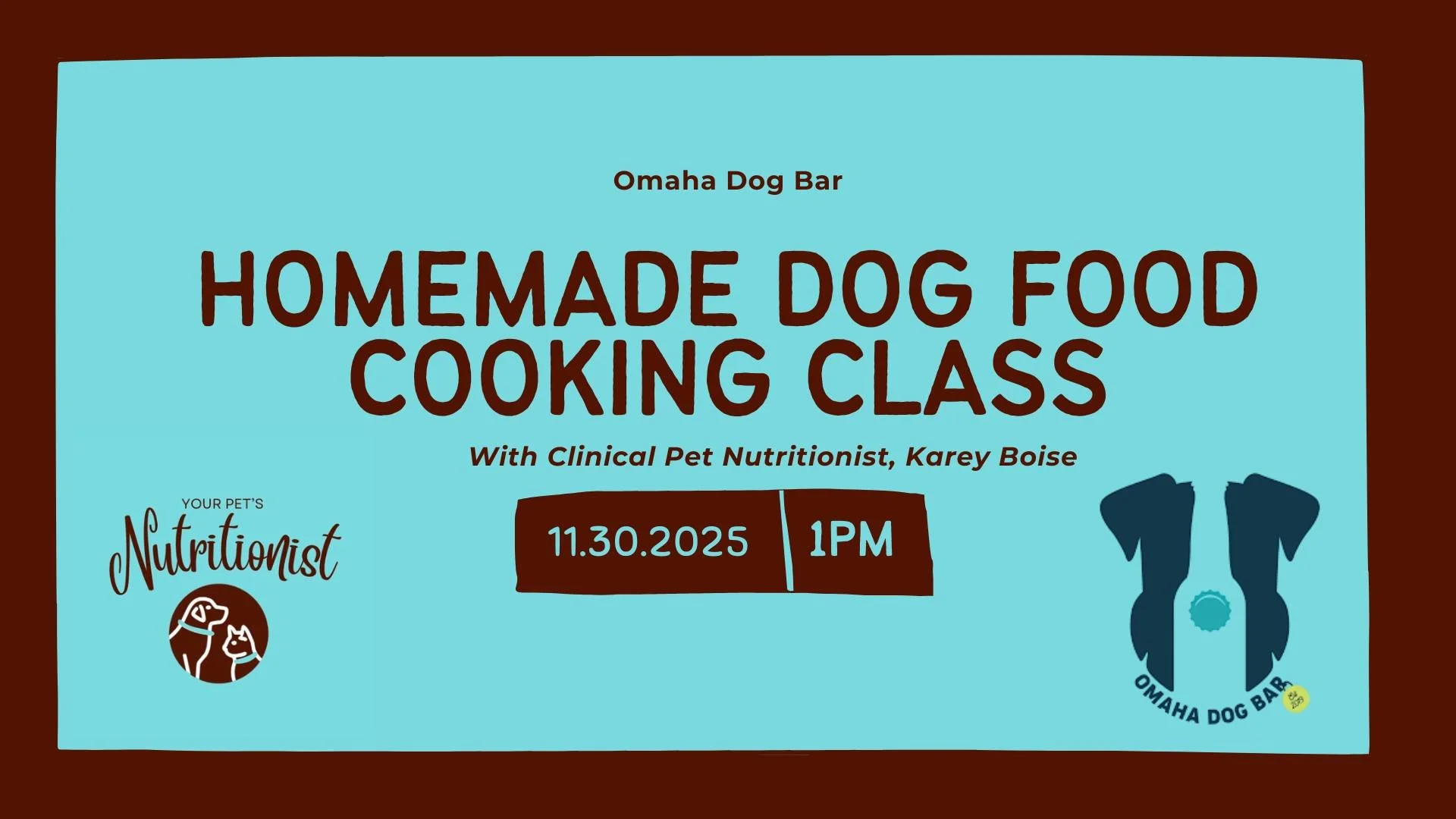 Homemade Dog Food Cooking Class