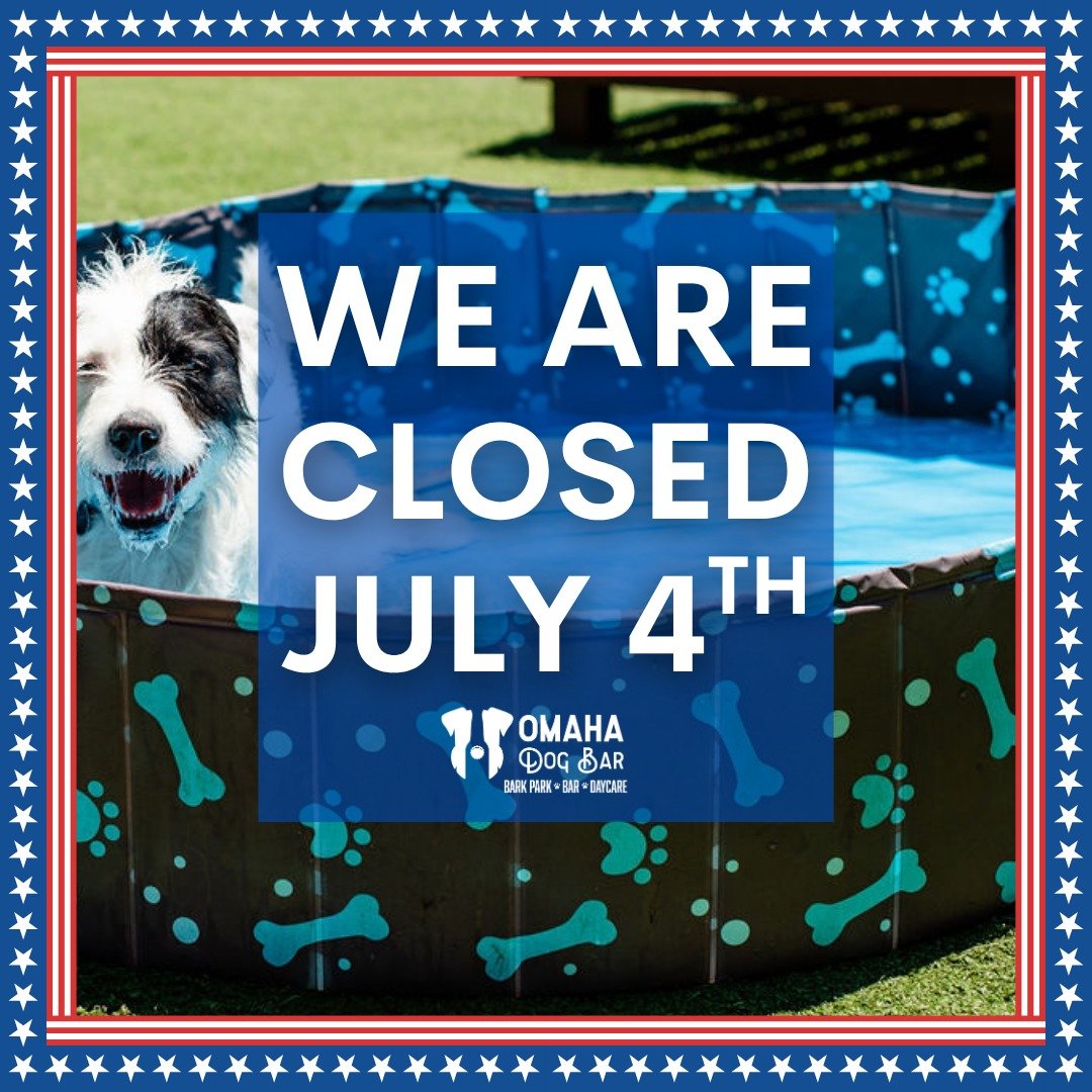 🇺🇸 Holiday Hours Reminder! 🇺🇸

We'll be CLOSED all day on Saturday, July 4th, so our team can celebrate the holiday with their friends, fur babes, &amp; families.

We ARE open regular hours on Friday and Sunday! Wishing everyone a safe and fun In