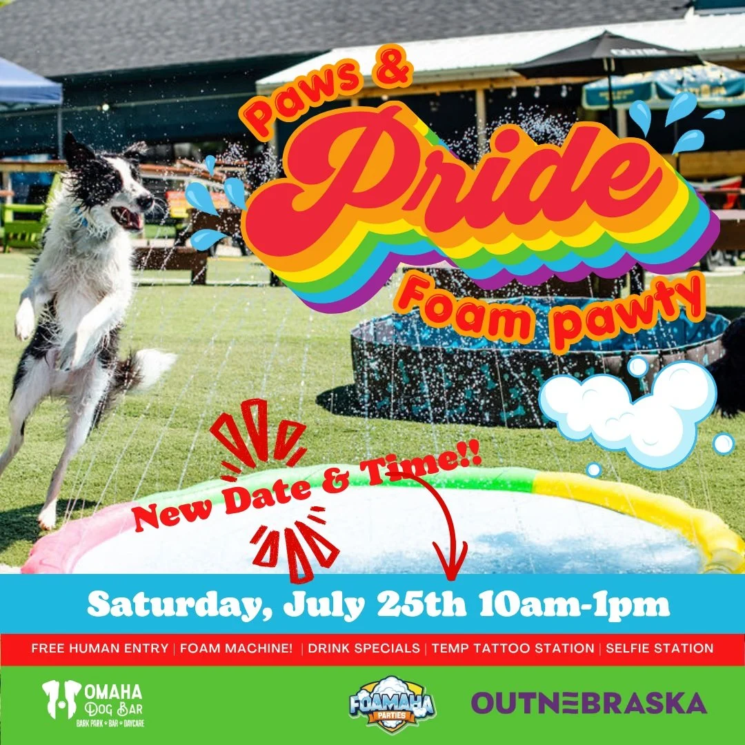 Well... Mother Nature had other plans. 😅

This Saturday is looking a little too toasty, with temps climbing into the high 90s. Rather than postponing our Pride Foam Pawty AGAIN, we're just moving it to the coolest part of the day!

🌈 NEW TIME: 10:0