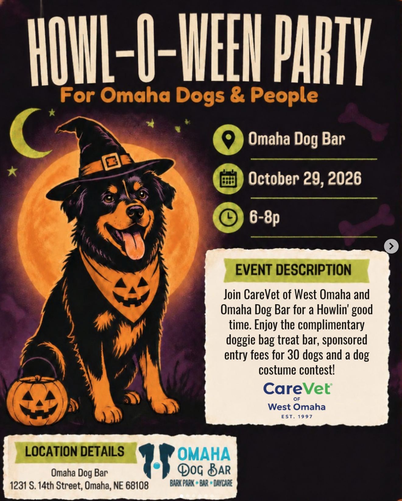 HOWL-O-WEEN party with CareVet of West Omaha