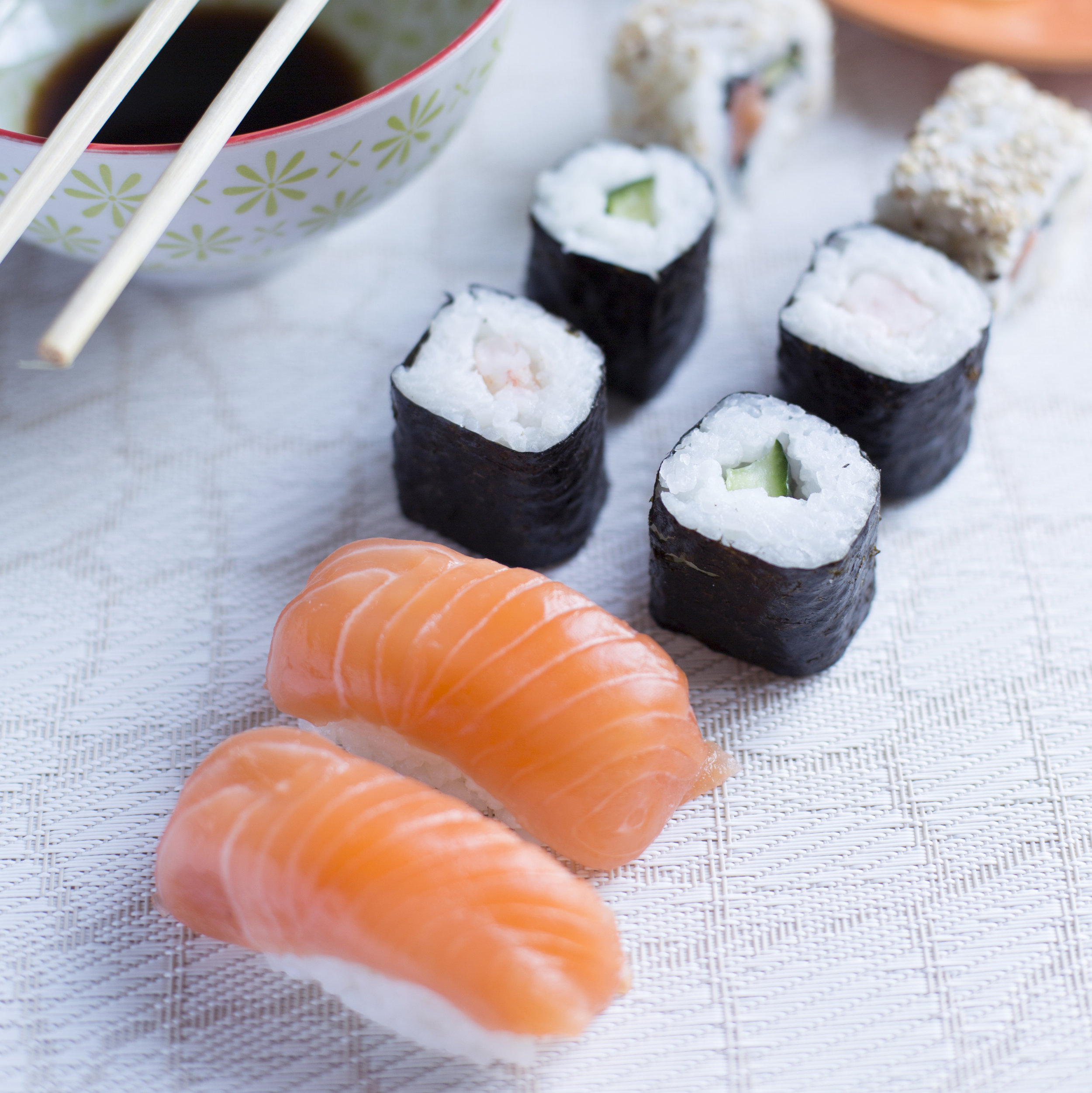 Photographie Valentine Folly Sushi photographie alimentaireTravail d'étude