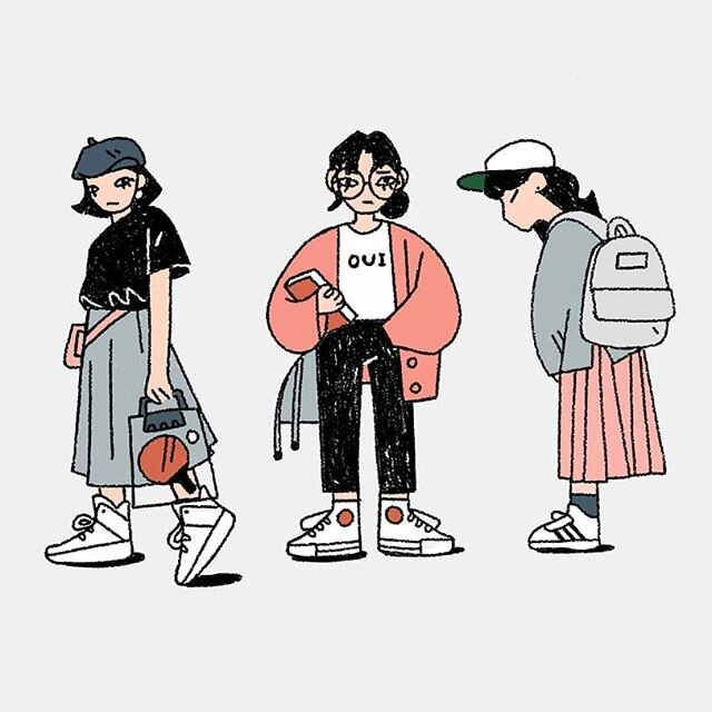 Idkkk, I just felt like doing something a bit different and not as detailed as usual. Was really inspired by Mel Tow's cute streetwear characters so wanted to have a go myself! What do you think?
___________________________________
#drawings #drawing