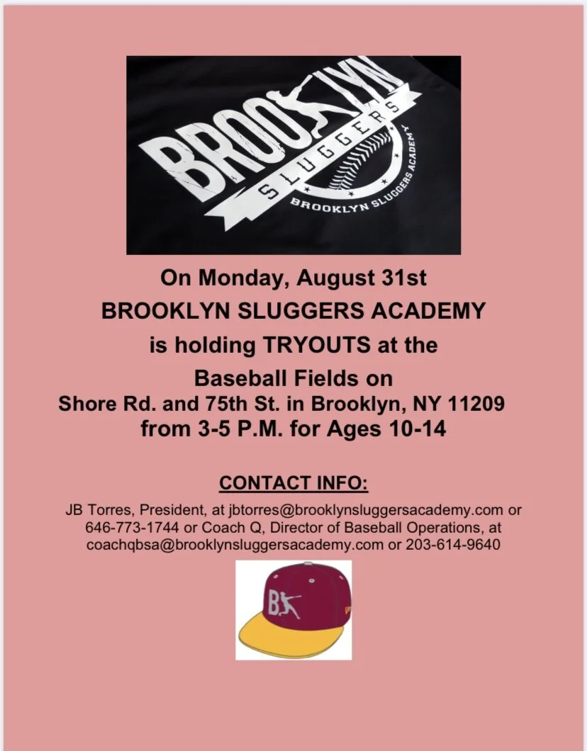 Brooklyn Sluggers Academy Fall Tryout