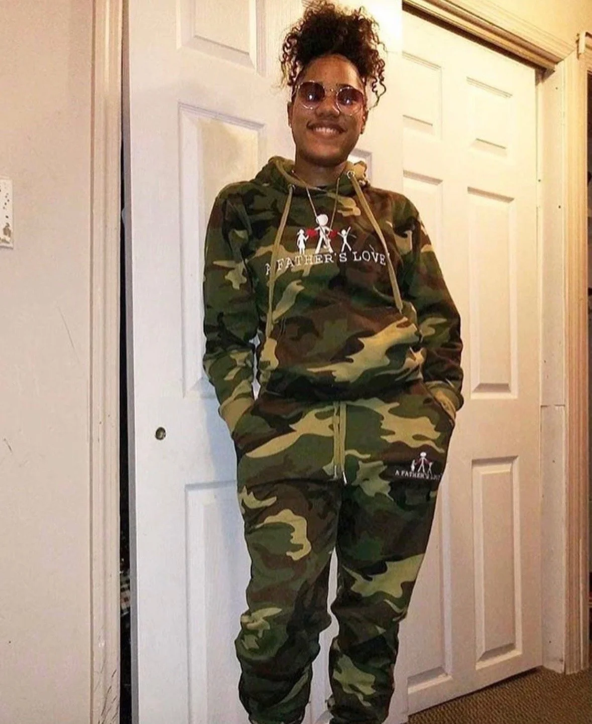 A Father's Love Camo Sweat Suit