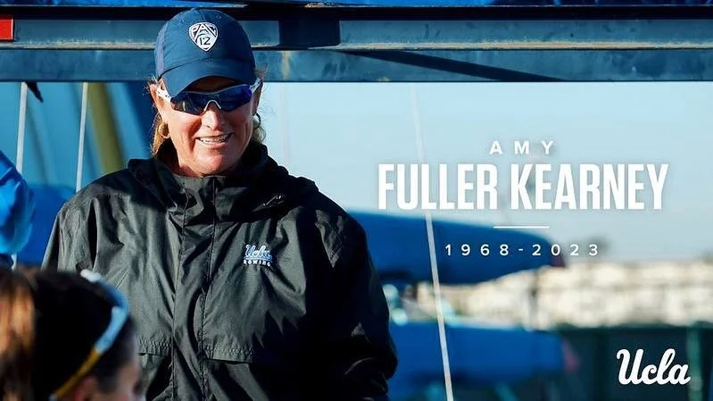Thank you, Amy Fuller-Kearney for being a fierce female role model in the sport of rowing.  Amy rowed on 11 US teams and competed in 3 Olympic cycles and set several world records on the erg. She coached at the collegiate level for decades, most rece