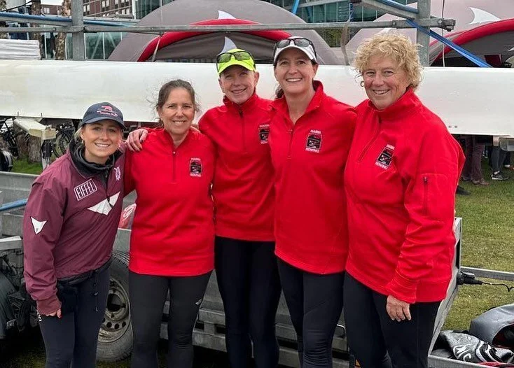 Congratulations to our master women&rsquo;s quad for racing in the 51st @roeivierkamp regatta in Amsterdam March 18-19th! Over the course of the weekend they raced 2500m, 250m and 5km in the &ldquo;Dames masters dubbelvier-met&rdquo; category and pla