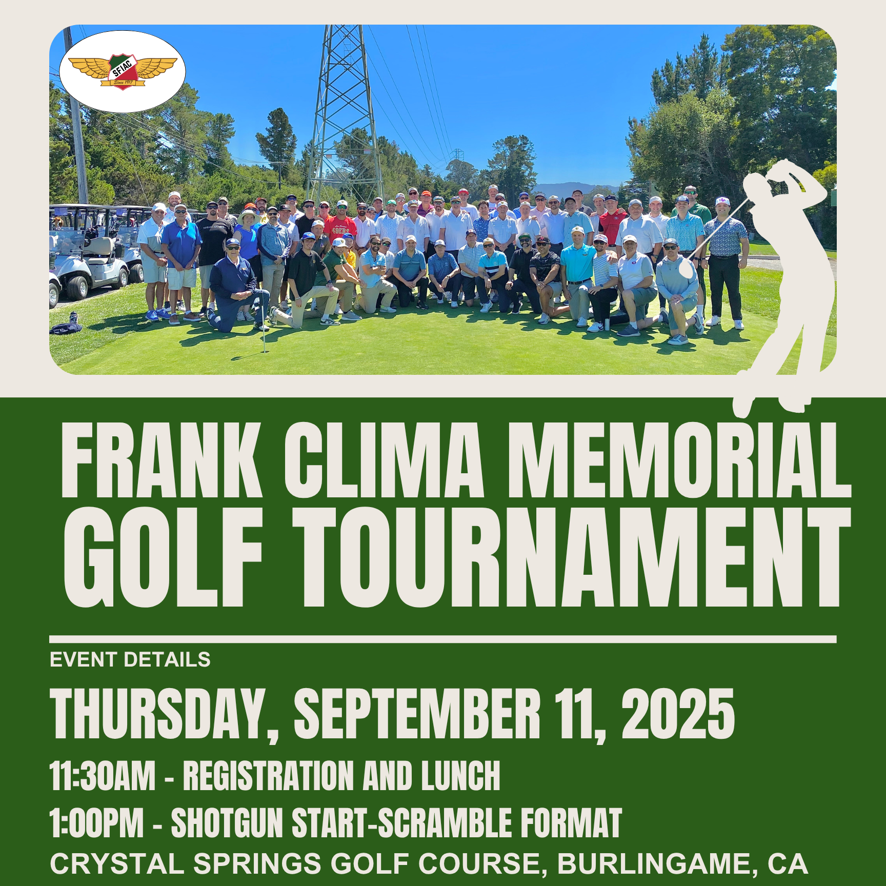 SFIAC’s Frank Clima Memorial Golf Tournament