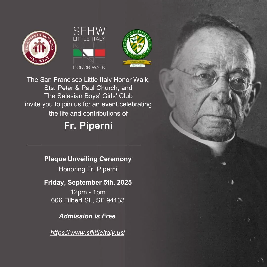 SFHW - Plaque Unveiling for Fr. Piperni