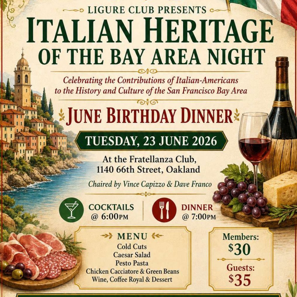 Italian Heritage Night at the Ligure Club
