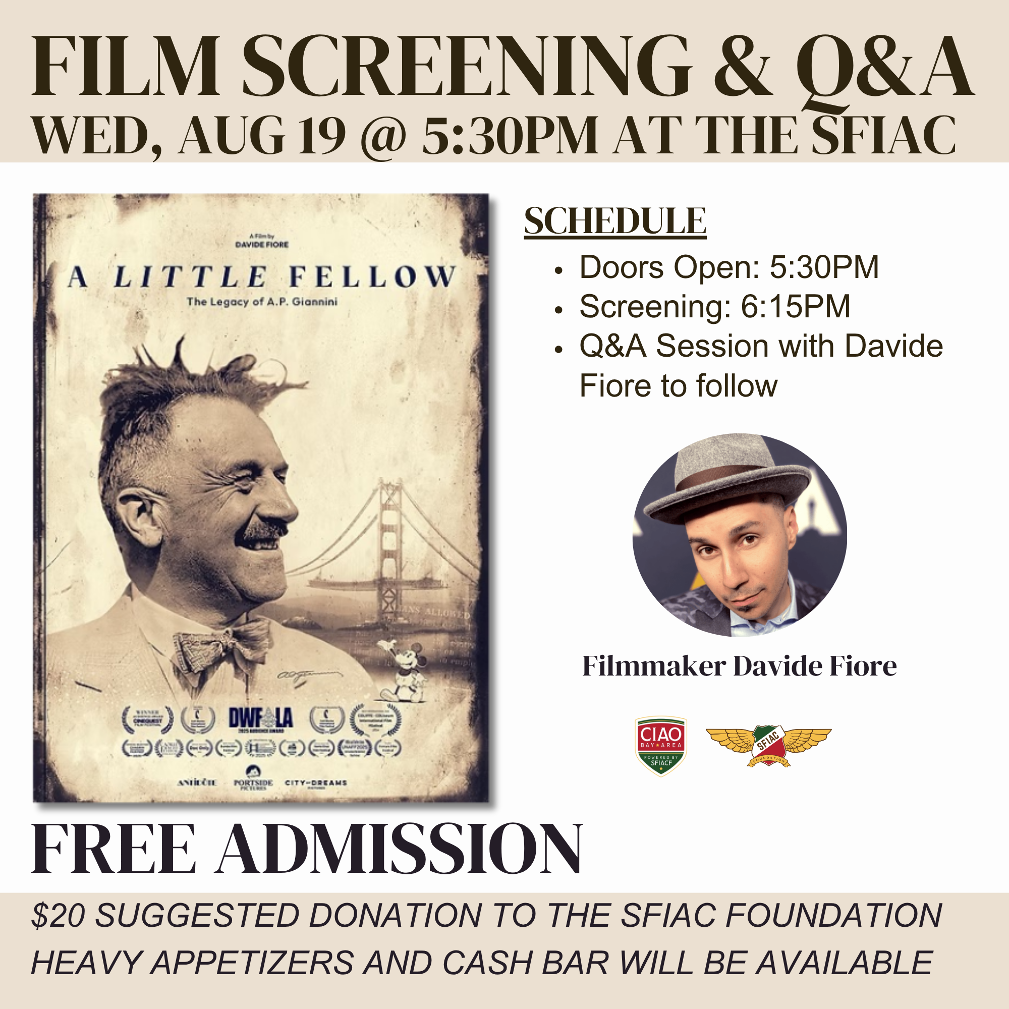 'A Little Fellow' Documentary Screening &amp; Q&amp;A