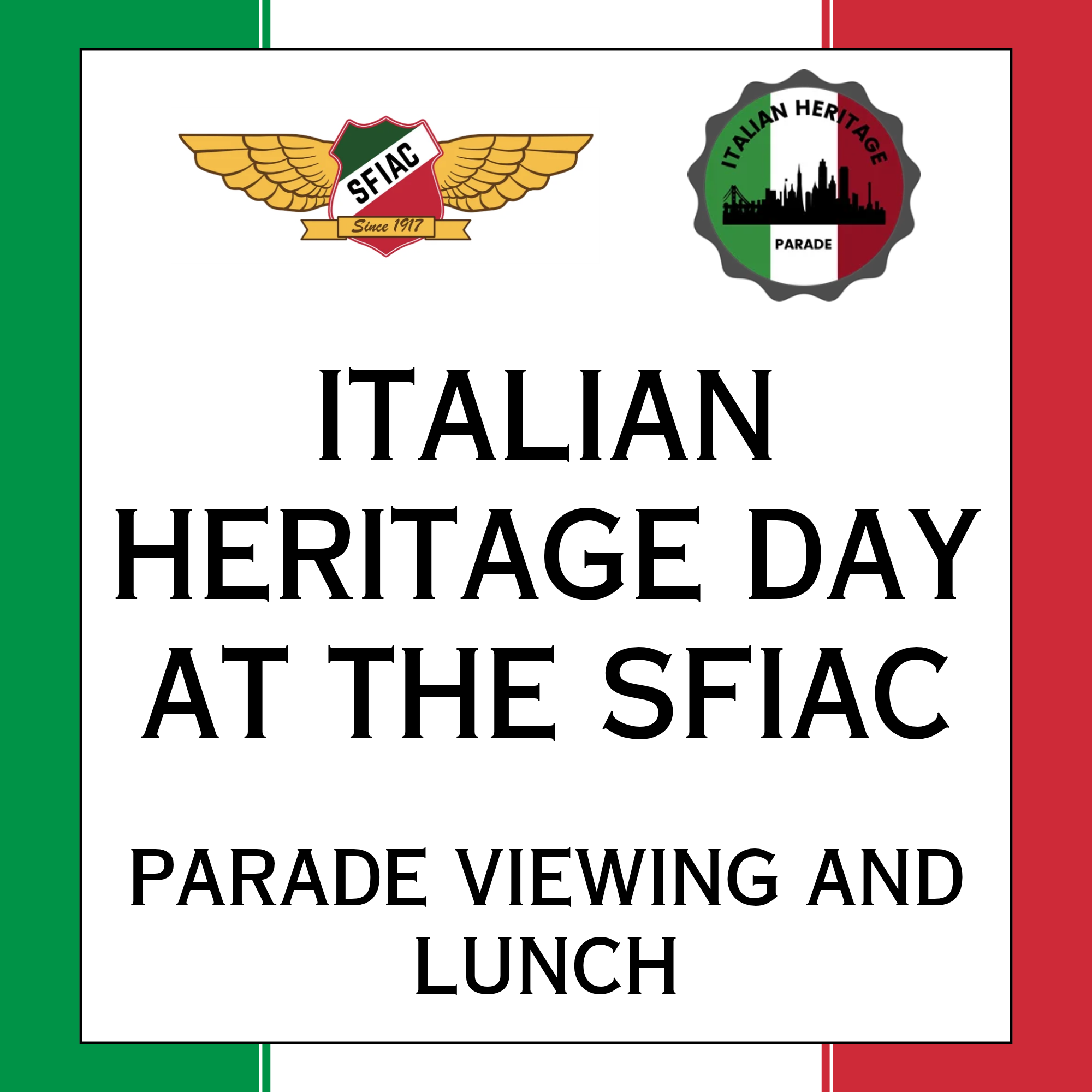 Italian Heritage Day at The SFIAC