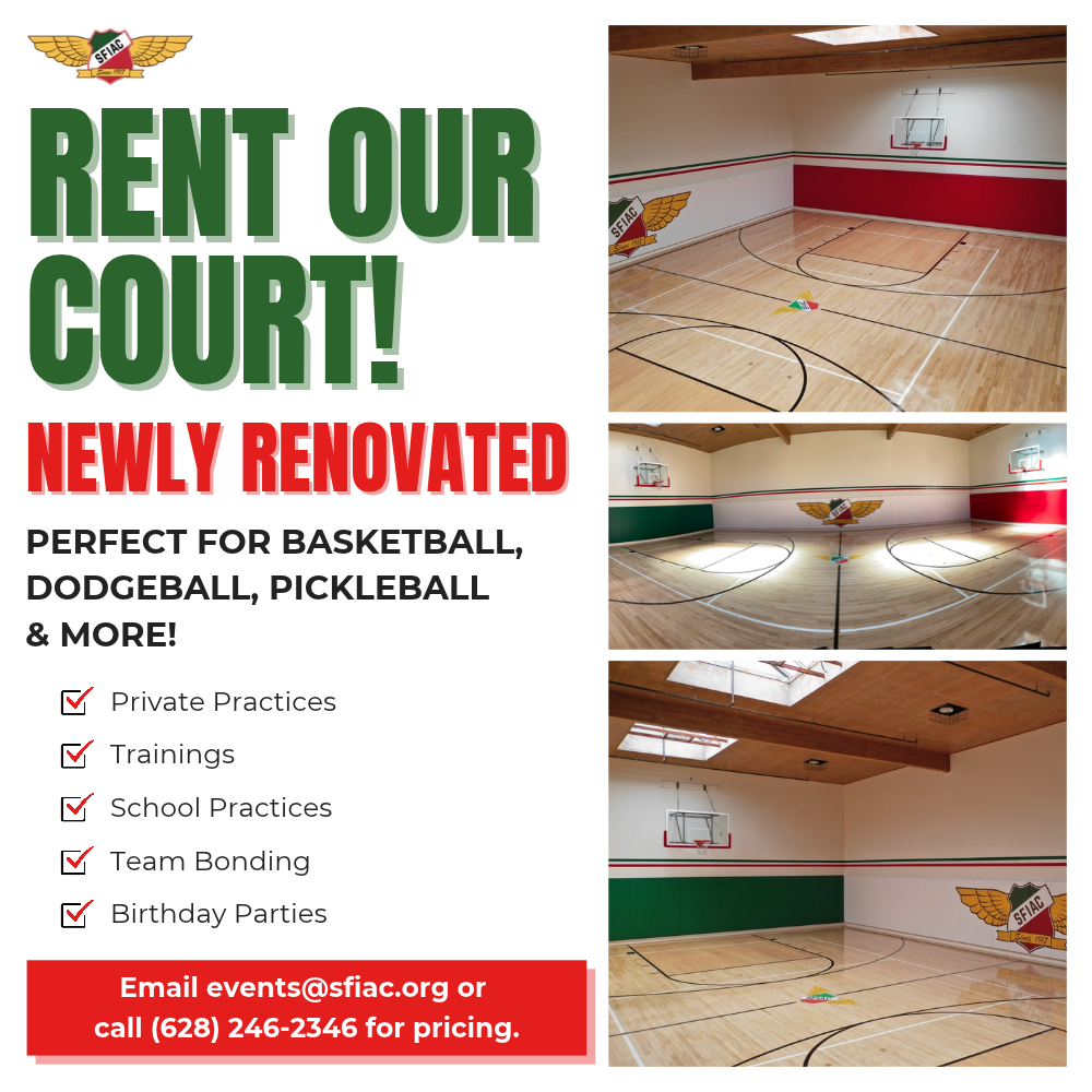 SFIAC Basketball Court for rent