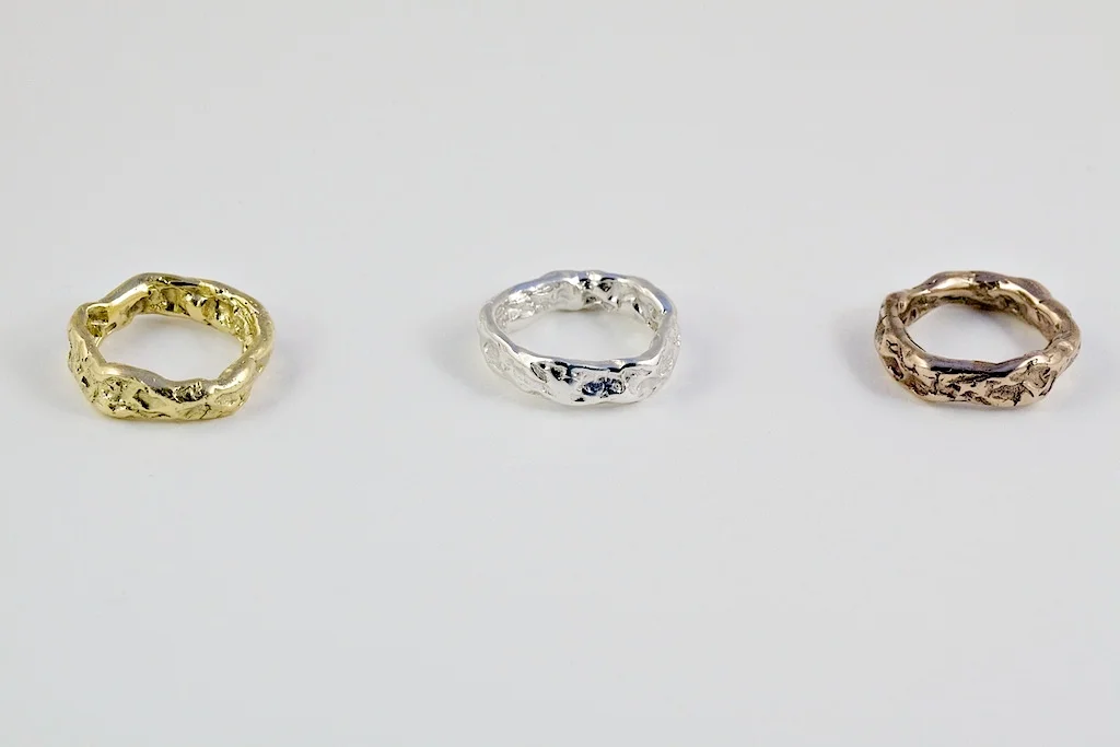 THIN BITE MARK RINGS